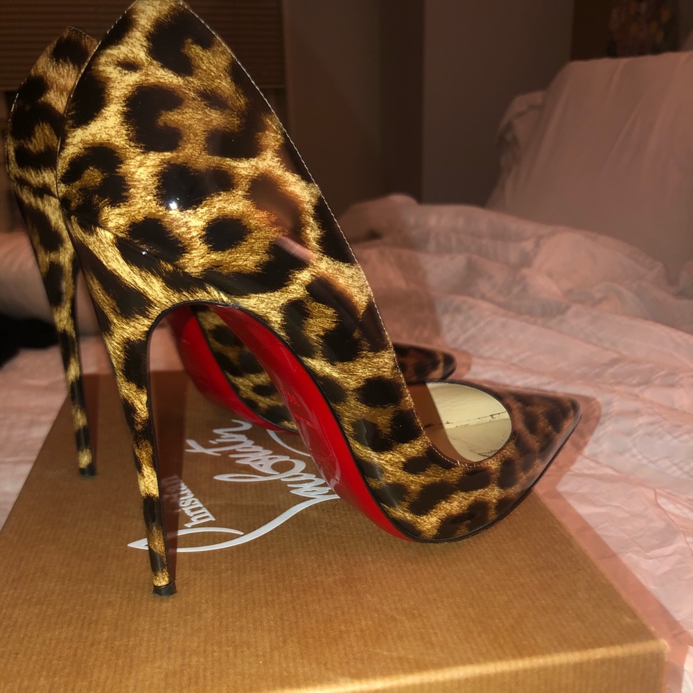 Leopard Christian Loubs So Kate